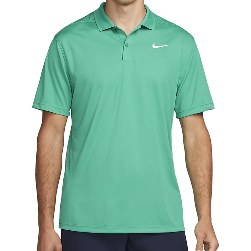 Nike Dri-FIT Victory Solid Polo Shirt - Neptune Green/White