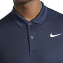 Nike Dri-FIT Victory Solid Polo Shirt - Obsidian/White