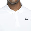 Nike Dri-FIT Victory Solid Polo Shirt - White/Black