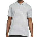 Nike Dri-FIT Victory Striped Polo Shirt - Light Smoke Grey/White