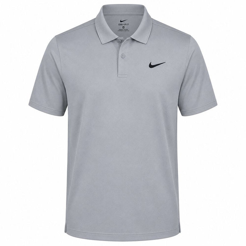 Nike Dri-Fit Velocity Solid Polo Shirt - Wolf Grey/Black