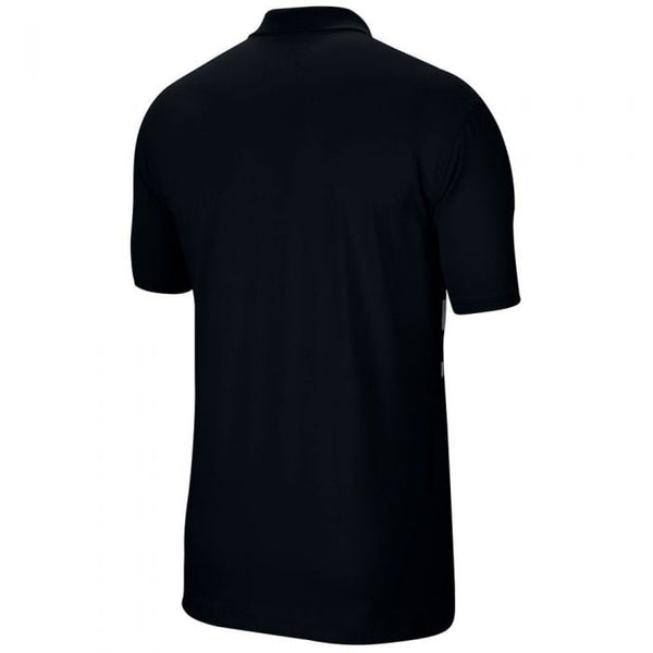 Nike Dri-Fit Vapor Stripe Golf Polo Shirt - Black/Smoke Grey
