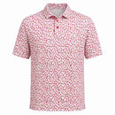 Nike Dri-Fit Velocity Micro-Print Polo Shirt - Gym Red/White