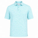 Nike Dri-Fit Velocity Micro-Print Polo Shirt - Baltic Blue/Baltic Blue/White