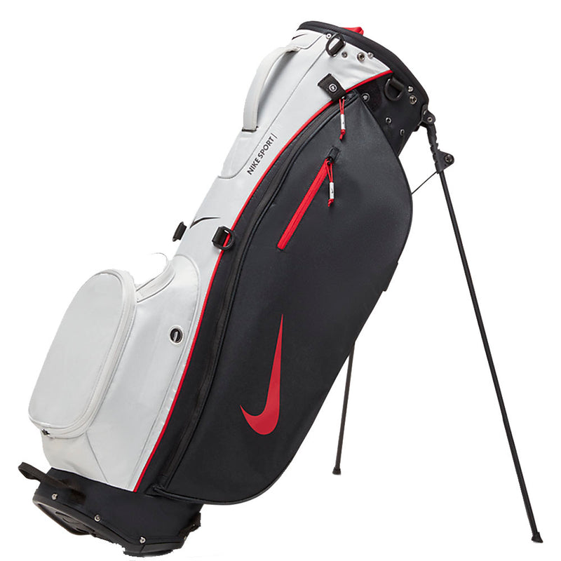 Nike Sport Lite Stand Bag - Platinum Tint/Black/Gym Red