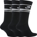 Nike Sportswear Essential Crew Socks (3 Pairs) - Black/White