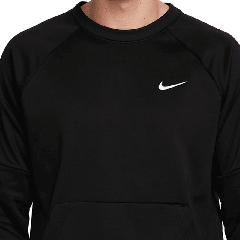 Nike Therma-FIT Crewneck Sweater - Black/White