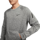 Nike Therma-FIT Crewneck Sweater - Dark Grey Heather/Black