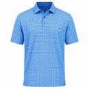 Nike Dri-Fit Velocity Printed Polo Shirt - University Blue/White