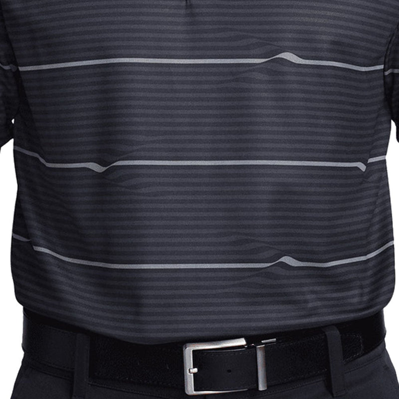 Nike Dri-FIT Victory+ Ripple Polo Shirt - Black/Dark Smoke Grey/White