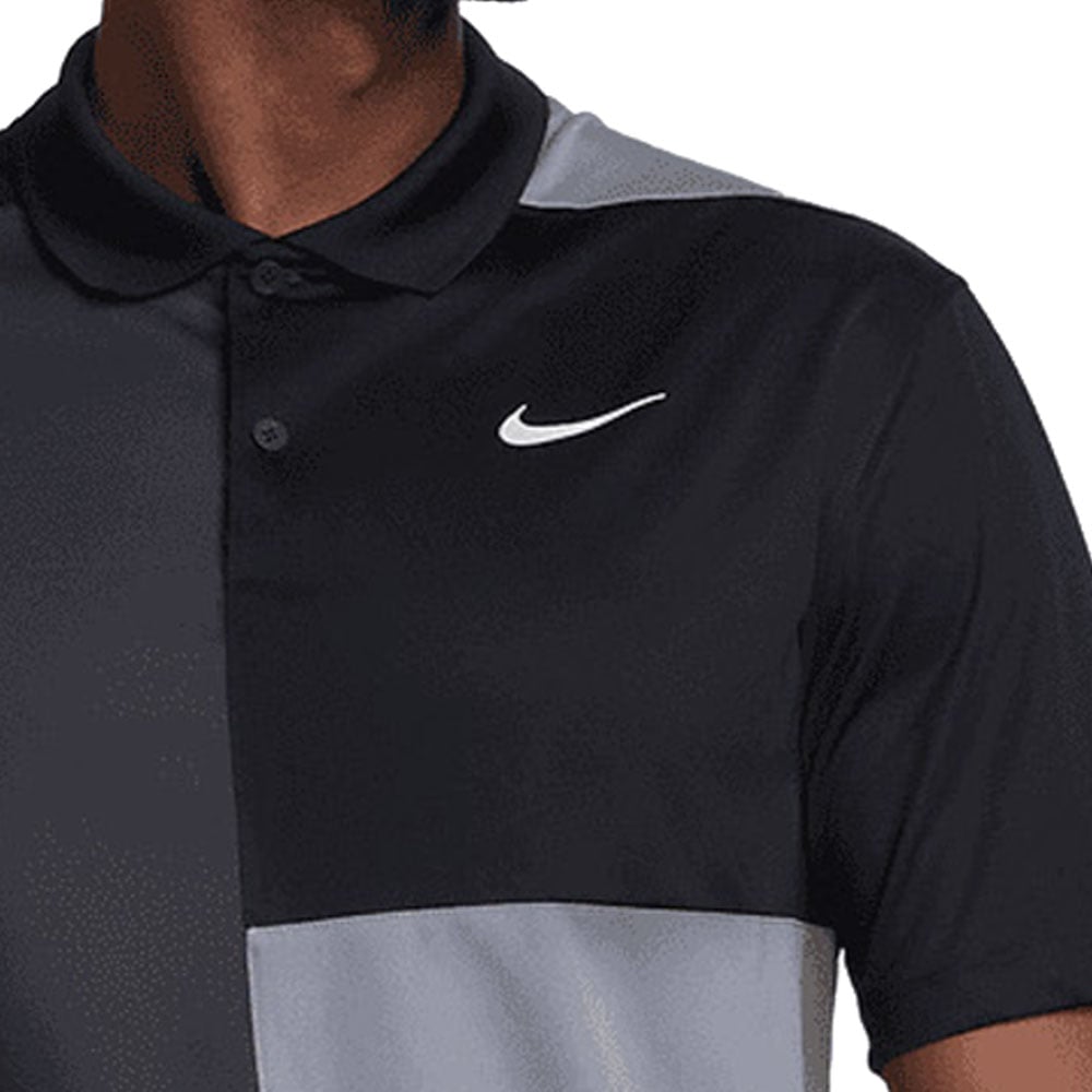 Black dri fit polo shirts 2025