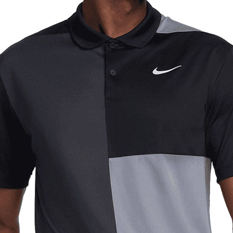 Nike Victory+ Dri-FIT Polo Shirt - Black/Smoke Grey/Dark Smoke Grey/White