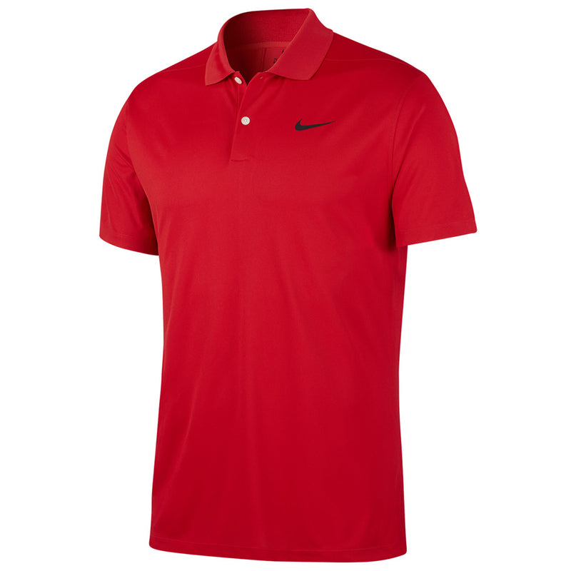 Nike Dri-Fit Victory Solid Polo Shirt - University Red/Black