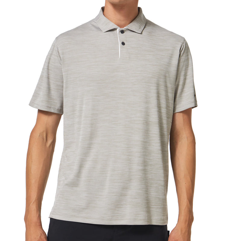 Oakley Aero Hydrolix Polo Shirt - Stone Grey Heather