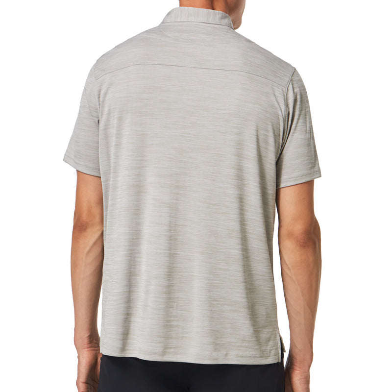 Oakley Aero Hydrolix Polo Shirt - Stone Grey Heather
