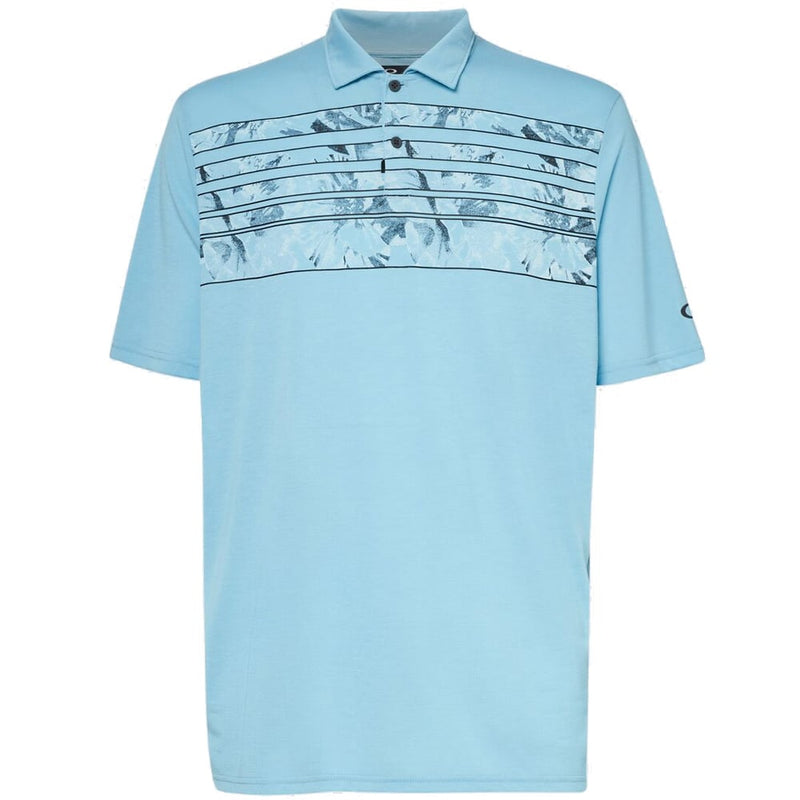 Oakley Azalea Stripe Polo Shirt - Aviator Heather