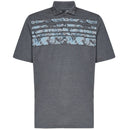 Oakley Azalea Stripe Polo Shirt - Blackout Heather