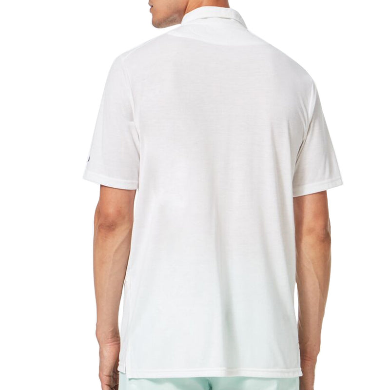 Oakley Azalea Stripe Polo Shirt - White Heather