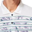 Oakley Azalea Stripe Polo Shirt - White Heather