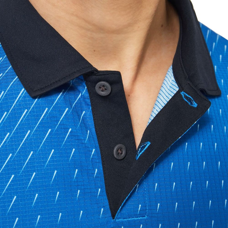 Oakley Contender Ellipse Print Polo Shirt - Ozone