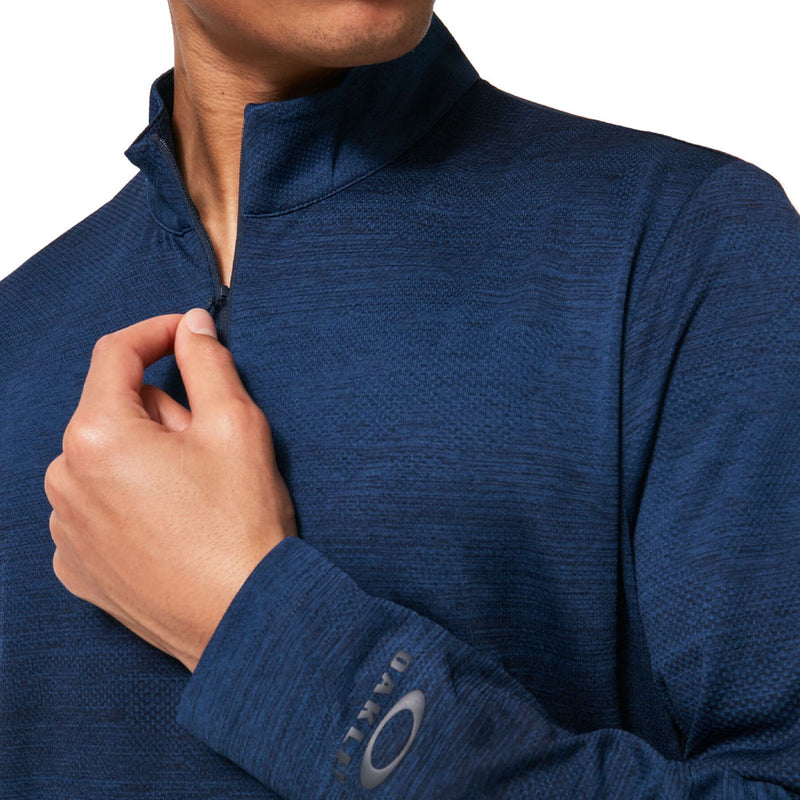 Oakley Contender 1/2 Zip - Poseidon Dark Heather