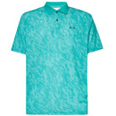 Oakley Contender Print Polo Shirt - Light Emerald