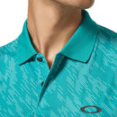 Oakley Contender Print Polo Shirt - Light Emerald