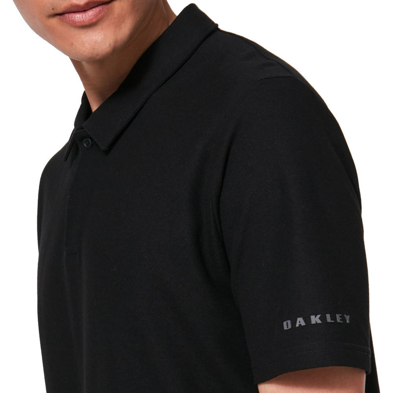 Oakley Contender Stripe Polo Shirt - Blackout