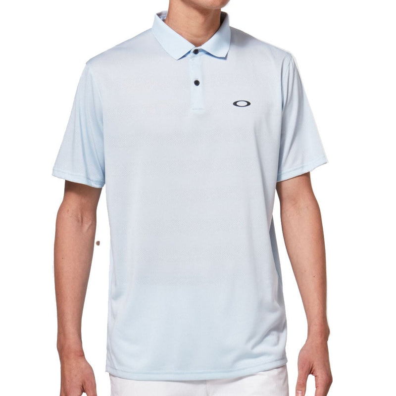 Oakley Contender Stripe Polo Shirt - Blue Breeze