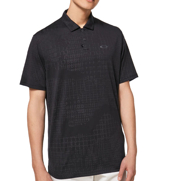 Oakley Dimension Jacquard Polo Shirt - Blackout