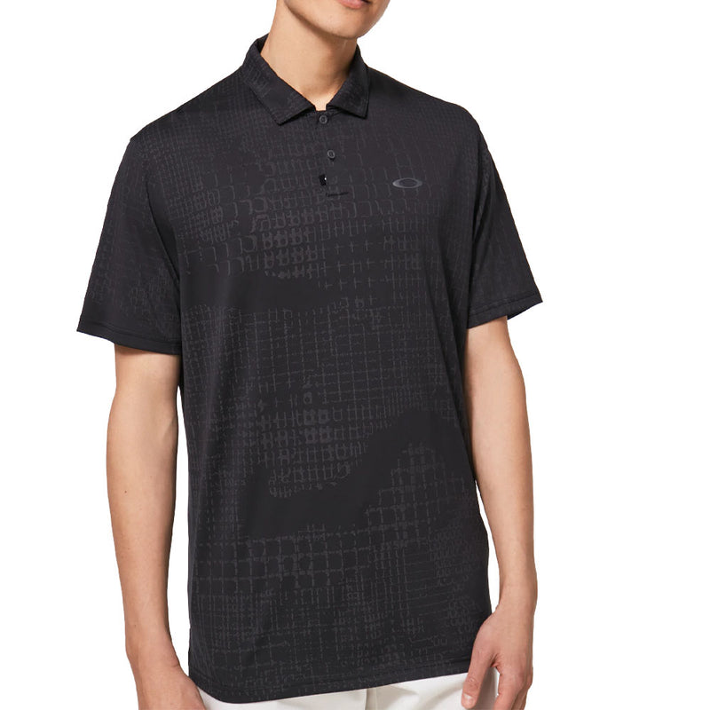Oakley Dimension Jacquard Polo Shirt - Blackout