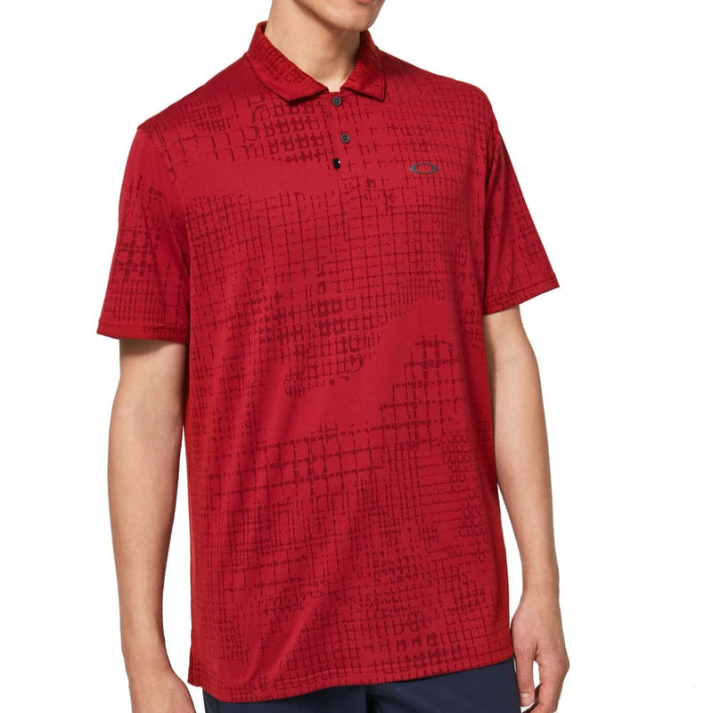 Oakley Dimension Jacquard Polo Shirt - Iron Red
