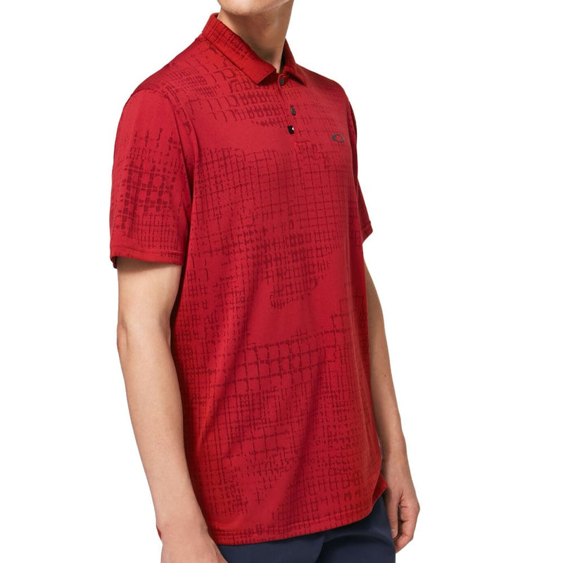 Oakley Dimension Jacquard Polo Shirt - Iron Red