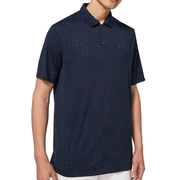 Oakley Dimension Jacquard Polo Shirt - Poseidon