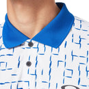Oakley Divisional Geometric Print Polo Shirt - Gradient Ozone