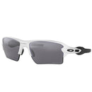 Oakley Flak 2.0 XL Sunglasses - Prizm Black Polarized Lens - Polished White Frame