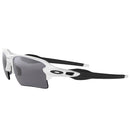 Oakley Flak 2.0 XL Sunglasses - Prizm Black Polarized Lens - Polished White Frame