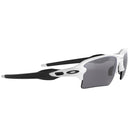 Oakley Flak 2.0 XL Sunglasses - Prizm Black Polarized Lens - Polished White Frame