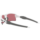 Oakley Flak 2.0 XL Sunglasses - Prizm Dark Golf Lens - Polished White Frame