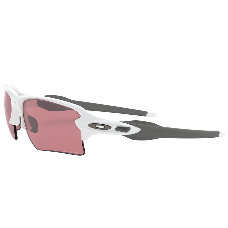 Oakley Flak 2.0 XL Sunglasses - Prizm Dark Golf Lens - Polished White Frame
