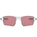 Oakley Flak 2.0 XL Sunglasses - Prizm Dark Golf Lens - Polished White Frame