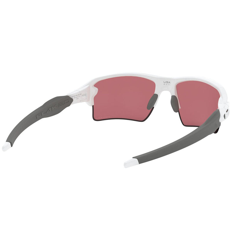 Oakley Flak 2.0 XL Sunglasses - Prizm Dark Golf Lens - Polished White Frame