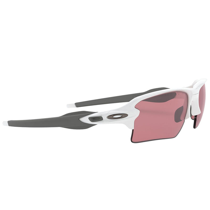 Oakley Flak 2.0 XL Sunglasses - Prizm Dark Golf Lens - Polished White Frame