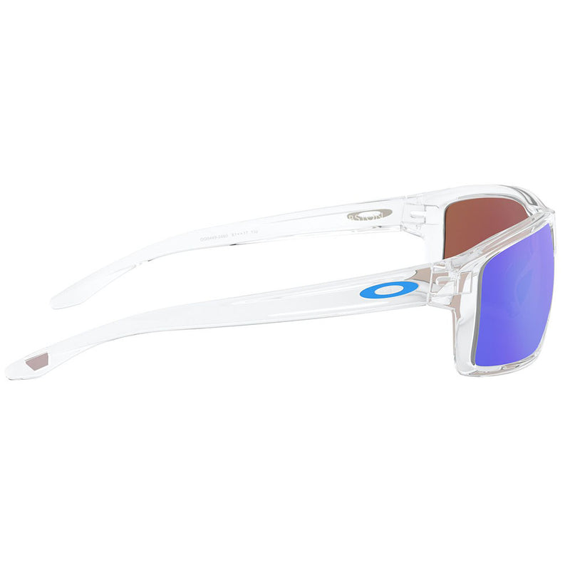 Oakley Gibston Sunglasses - Prizm Sapphire Lens - Polished Clear Frame