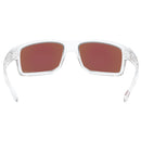 Oakley Gibston Sunglasses - Prizm Sapphire Lens - Polished Clear Frame