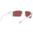 Oakley Gibston Sunglasses - Prizm Sapphire Lens - Polished Clear Frame