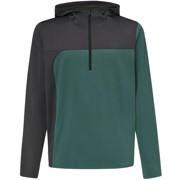 Oakley Gravity Range 1/4 Zip Hoodie - Hunter Green Heather