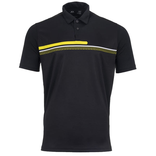 Oakley Hexsplit Stripe RC Polo Shirt - Blackout