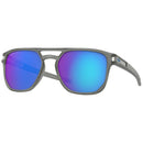 Oakley Latch Beta Sunglasses - Prizm Sapphire Polarized Lens - Matte Grey Ink Frame