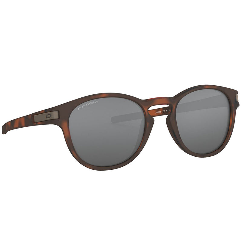 Oakley Latch Sunglasses - Prizm Black Lens - Matte Brown Tortoise Frame